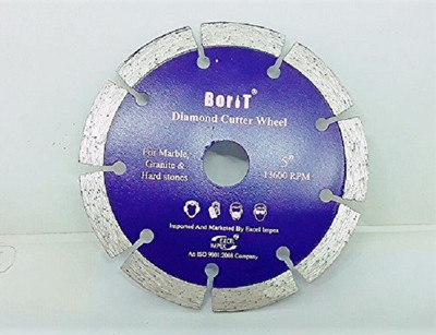

Excel Impex Borit Marble Cutter/Blade for Granite, Marble and Tile ,Dia : 5 "; Bore: 16mm Metal Cutter
