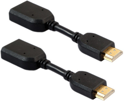

Storite 1Pack HDMI Extension cable-10cm Black HDMI Cable(Google Chromecast & Other HDMI Devices, Black)