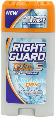 

Right Guard Total-Defense-5-Power-Strip-Mineral-Dry-Anti-Perspirant-Deodorant-2.6-oz Deodorant Gel - For Men & Women(73 g)