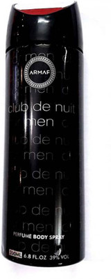 

Armaf Club De Nuit Body Spray For Men -200ml Perfume Body Spray - For Men(200 ml)