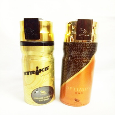 

EKOZ STRIKE GOLD AND OPTIMIST OUD Perfume Body Spray - For Men & Women(400 ml, Pack of 2)