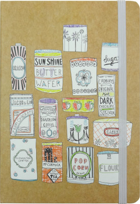 

Bag of Small Things A5 Notebook(Retro Cups, Multicolor)