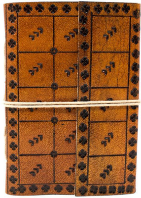 

Craft Club Regular Journal(100% Handmade Recycled Cotton Paper Journal, Dark Orange)