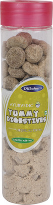 

Dilbahar's Ayurvedic Yummy Digestives Heeng Khatta Meetha Tablet(200 g)