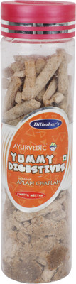 

Dilbahar's Ayurvedic Yummy Digestives Aplam Chaplam Khatta Meetha Tablet(165 g)