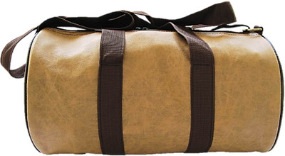 

Muccasacra Weekender Duffel Gym Bag with 3 compartments (Light Beige) Gym Bag(Beige)