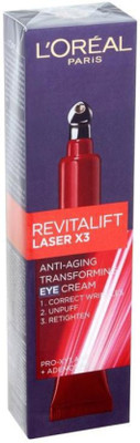 

L'Oreal Revitalift Laser 3 Anti-Aging Transforming Eye Cream(15 ml)