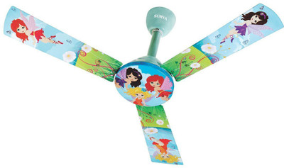 

Surya dolcy 1200 mm 3 Blade Ceiling Fan(multicolour, Pack of 3), Multicolor