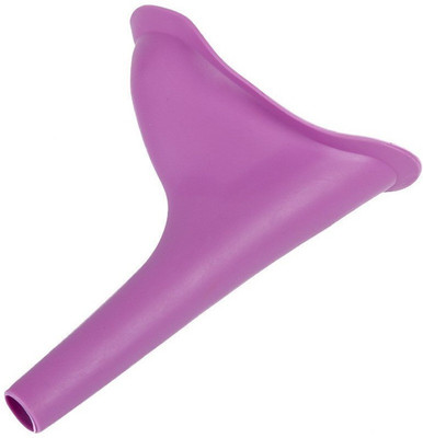 

QUINERGYS ® Orchid - Female Stand Up & Pee Urinal Outdoor Traval Portable Soft Silicone Urination Device Reusable Female Urination Device(Orchid, Pack of 1)