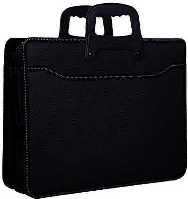 

Baseus B Oxford Nylon Fabric Eco-friendly PP Document File Holder, Handheld File Pad Port Folio Briefcase Bag Zipper A4/B4 File For Certificates Organiser/ Professional File Folder(Set Of 1, color)