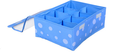 

Backdrop Designer Foldable Drawer Dividers, Storage Box For Clothing,Underwear, Bra, Socks sp006c(Blue)