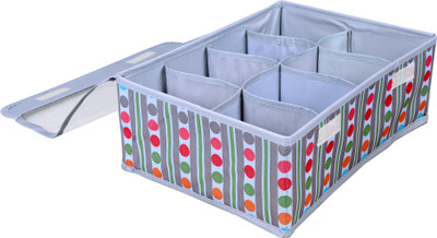 

Backdrop Designer Foldable Drawer Dividers, Storage Box For Clothing,Underwear, Bra, Socks sp006d(Grey)