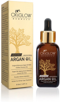 

Oxyglow LIQUID GOLD ARGAN HAIR OIL (50ml) Hair Oil(50 ml)