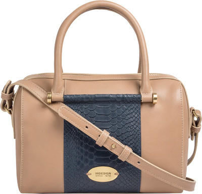 

Hidesign Shoulder Bag(Blue, Beige), Beige;blue