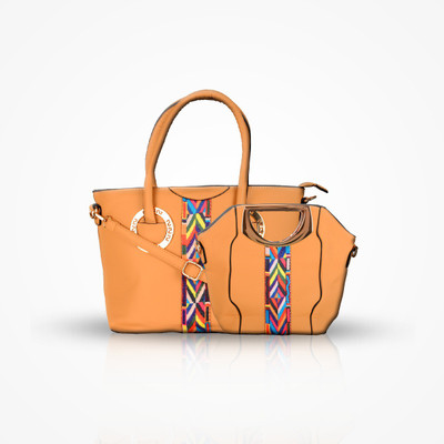 

violet Hand-held Bag(Yellow)