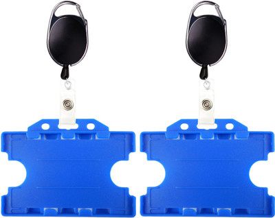 

TheFlauntStore Plastic ID Badge Holder(Pack of 4)