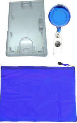 

TheFlauntStore Plastic ID Badge Holder(Pack of 3)