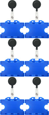 TheFlauntStore Plastic ID Badge Holder(Pack of 12)