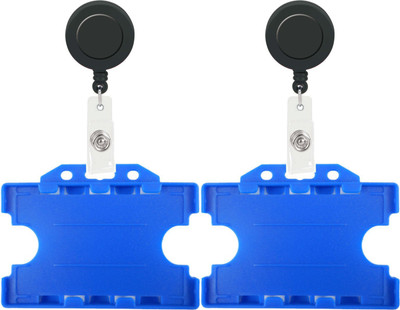 

TheFlauntStore Plastic ID Badge Holder(Pack of 4)