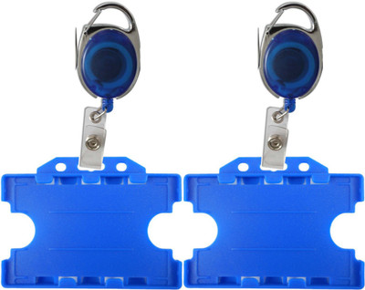 

TheFlauntStore Plastic ID Badge Holder(Pack of 4)