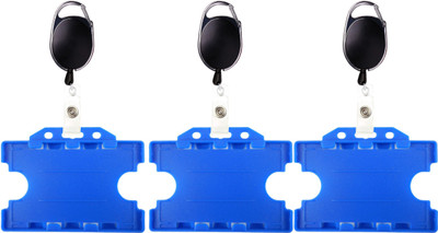 

TheFlauntStore Plastic ID Badge Holder(Pack of 6)