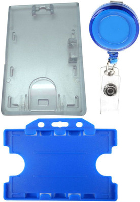 

TheFlauntStore Plastic ID Badge Holder(Pack of 3)