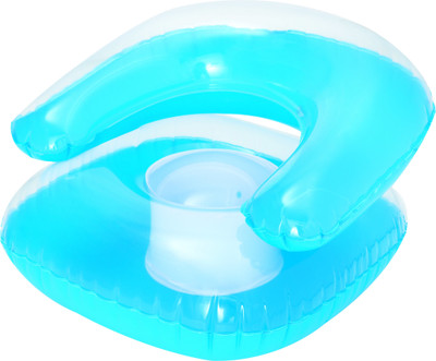 

DealBindaas Transparent Child Chair 30 Inches | 30* H 30 Inches | For Kids Teen | Perfect For Living, Kids Room | Easy Inflatable, Sleek Design | Easy To Store - Blue Colour Inflatable Sofa/ Chair(Blue)