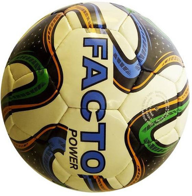 

FACTO POWER TRI Color Football - Size: (Pack of 1, Red, White, Green, Black