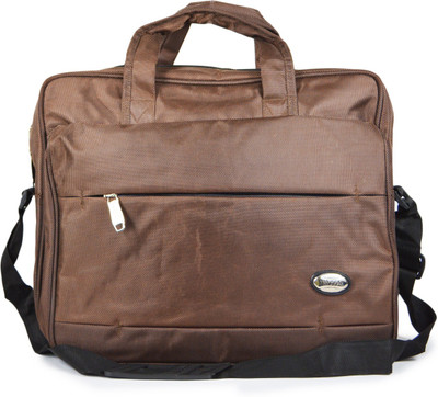 

Fashion Knockout 15 inch Expandable Laptop Messenger Bag(Brown)