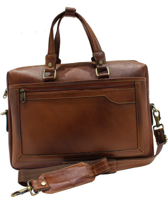 

NIZAMI CORPORATION 15.6 inch Expandable Laptop Messenger Bag(Tan)