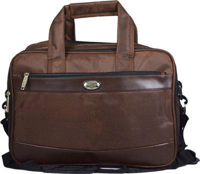 

Fashion Knockout 15 inch Expandable Laptop Messenger Bag(Brown)