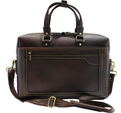 

NIZAMI CORPORATION 15.6 inch Expandable Laptop Messenger Bag(Brown)