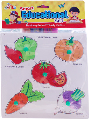 

Toys Factory EDUCATIONAL SET VEGETABLES(Multicolor)