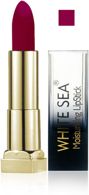

White sea cosmetics makeup lady kiss proff velvet matte lipstick set of 1 lip color(purple, 5 g)