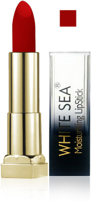 

White sea cosmetics makeup lady kiss proff velvet matte lipstick set of 1 lip color(d red, 5 g)