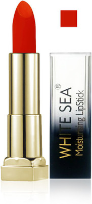 

White sea cosmetics makeup lady kiss proff velvet matte lipstick set of 1 lip color(orange, 5 g)