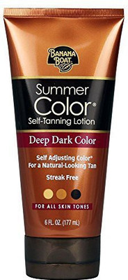 

Banana Boat Summer Color Self Tanning Lotion Deep Dark Color Each(177.45 ml)