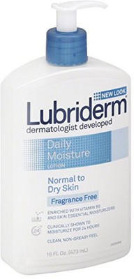 

Lubriderm Fragrance Free Normal To Dry Skin Daily Moisture lotion(473.18 ml)
