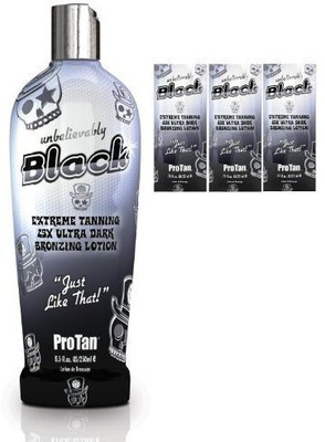 

Direct Sales Pro Tan Unbelievably Black Extreme Tanning Kit Ultra Dark Bronzing Lotion(22 ml)
