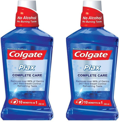 

Colgate Plax Complete Care Alcohol free (Pack 2) - Mint(250 ml)