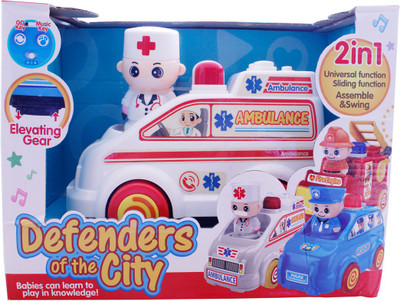 

Toys Factory DEFENDER CITY AMBULANCE(Multicolor)
