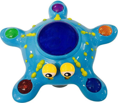 

New Pinch Amazing BUMP & GO 3D Colorful Lights musical Starfish shape Toy For Kids (color may vary )(Multicolor)