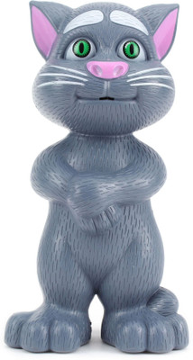 

Flipzon Intelligent Talking Tom Cat With Touch Recording Story Rhymes & Songs(Grey)