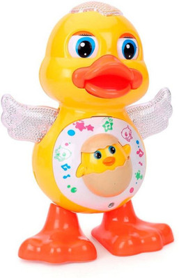 

Hariom Enterprise Dancing Duck With Music, Flashing Lights and Real Dancing Action, Toys(Yellow)