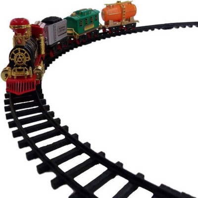 

Be you own label MUSICAL AND ROTATING CHOO CHOO TRAIN FOR KID WITH ROUND TRACKS(Multicolor)