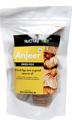 

NURTURE TREE Dried Figs Premium Quality Anjeer 250 g Figs(250 g, Pouch)