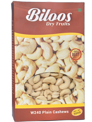 

Biloos W240 PLAIN CASHEWS Cashews(500 g, Box)