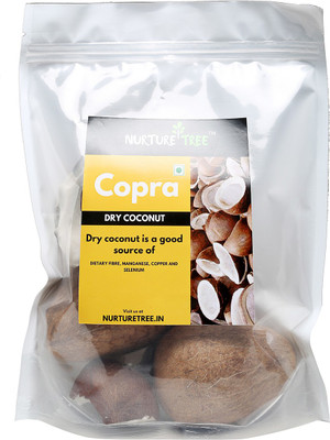 

NURTURE TREE Dried Coconut Premium Quality Copra 500 g Coconut(500 g, Pouch)