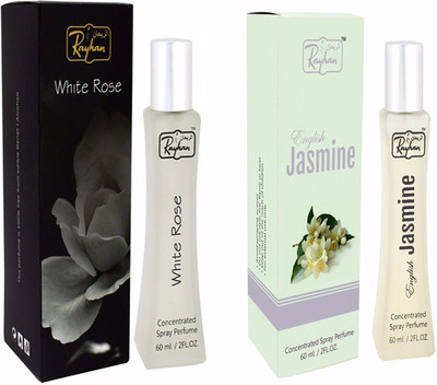

Rayhan Enterprise WHITE ROSE AND ENGLISH JASMINE Eau de Parfum - 60 ml(For Men & Women)