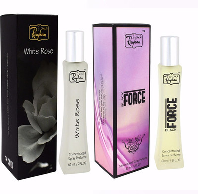 

Rayhan Enterprise White Rose and Black Force Eau de Parfum - 60 ml(For Men & Women)